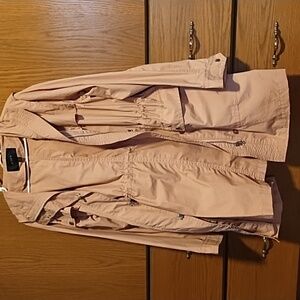 J. Crew Taupe/Tan Lightweight Utility Rain Jacket